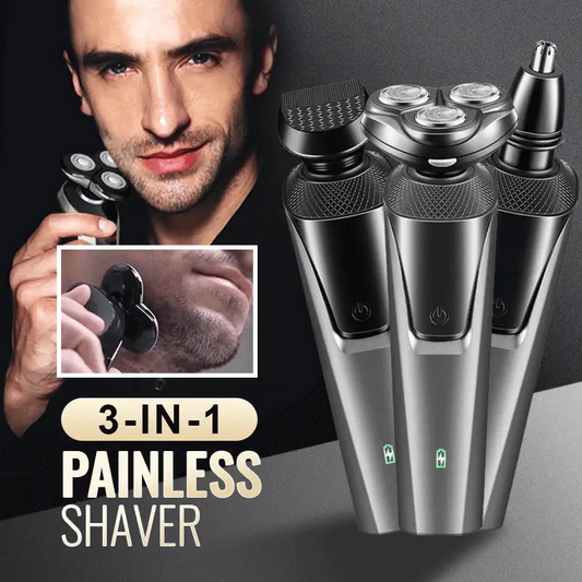 Painless 3-in-1 shaver⚡