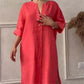 👗כותנה ופשתן נוחים, צבעים אחידים אלגנטיים, מאפשרים לך ללבוש יופי פשוט.