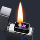 🎅מכירה מוקדמת לחג המולד🔥מצית נפט אינדוקציה נטענת עם מחוון