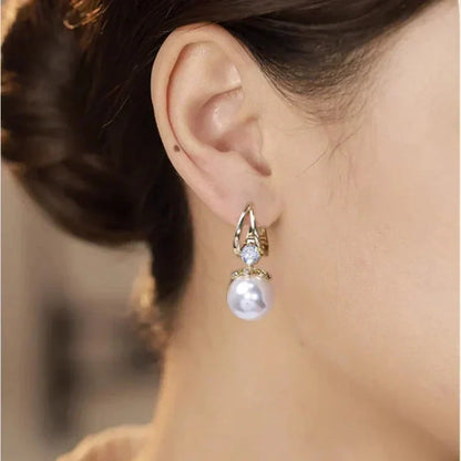💎✨עגילי פנינה נוצצים לנשים