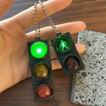 מחזיק מפתחות מיני LED רמזור