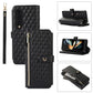 נרתיק ארנק Flip מרובע Crossbody ל-Samsung Galaxy