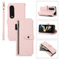 נרתיק ארנק Flip מרובע Crossbody ל-Samsung Galaxy