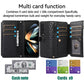 נרתיק ארנק Flip מרובע Crossbody ל-Samsung Galaxy