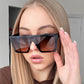 משקפי שמש עם מסגרת גדולה One Piece Lens